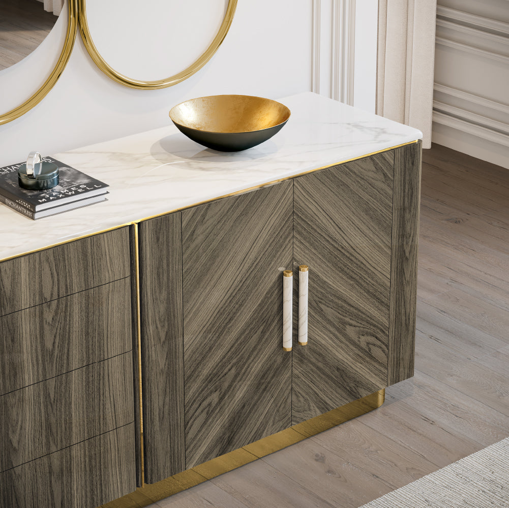 Aparador Mattea 4 Portas + 4 Gavetas