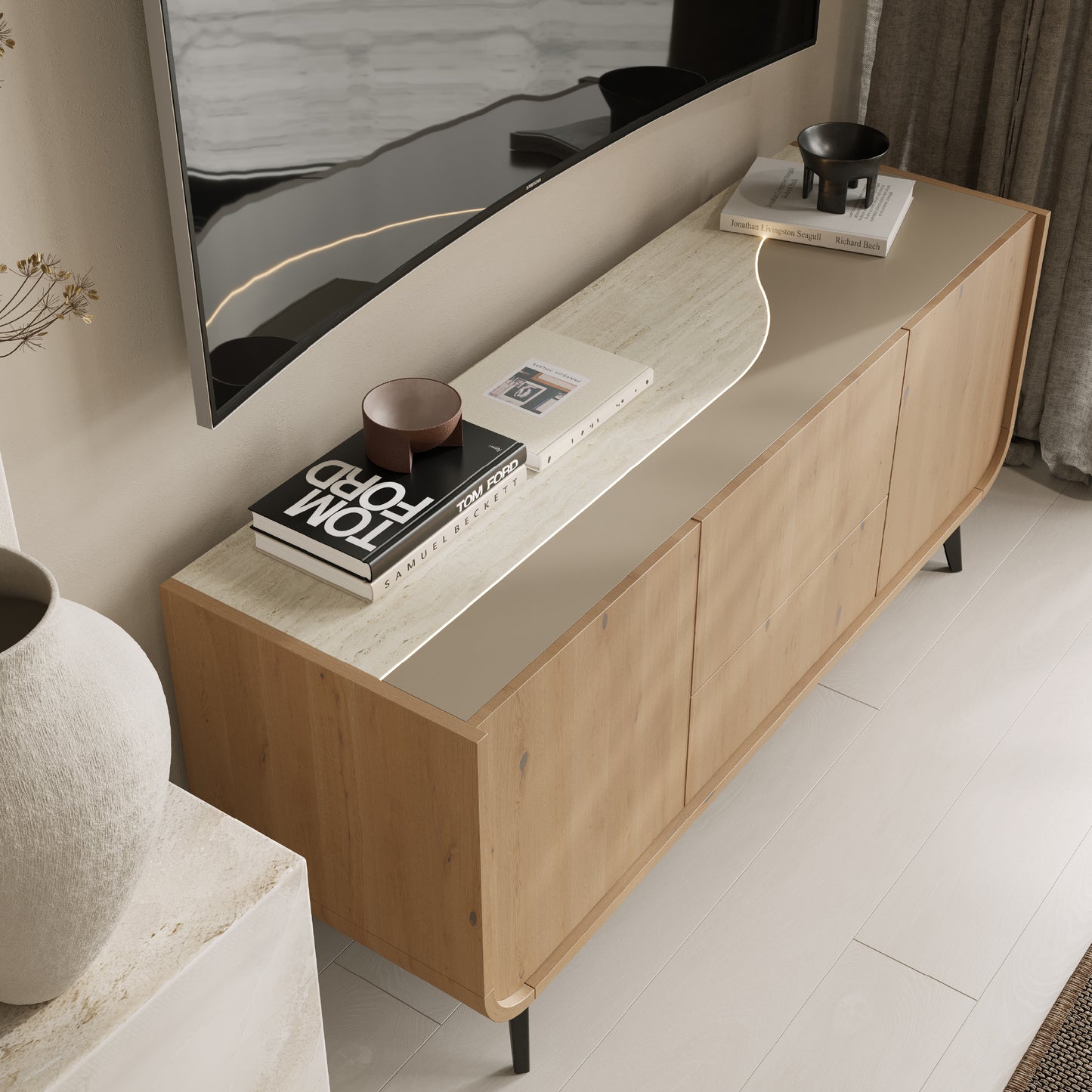 Base TV Raggi 1500 II com Pé