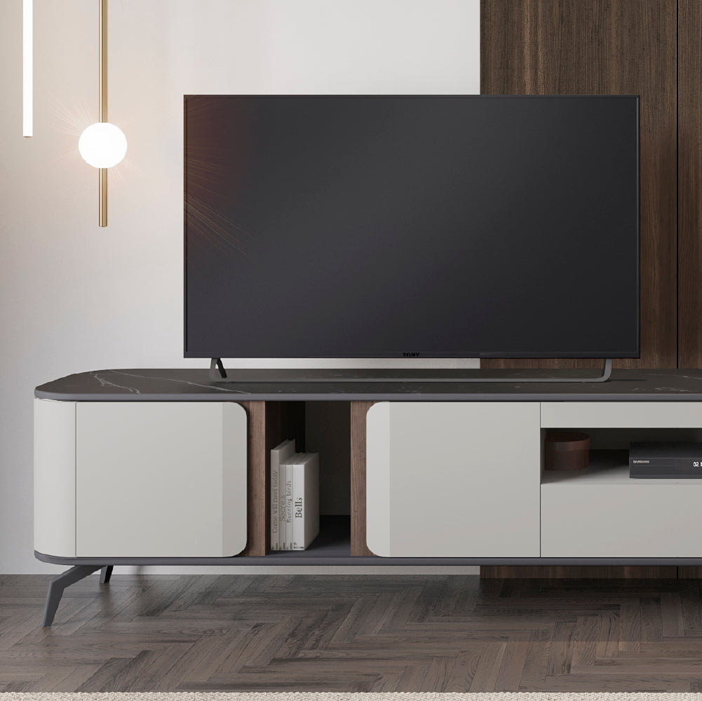 Base Tv Tepui 2 Portas + 1 Gaveta 210cm Com Pés