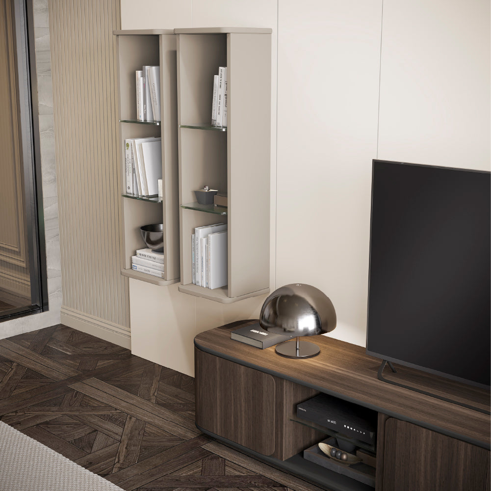 Base Tv Tepui 2 Gavetas 240cm Com Rodapé