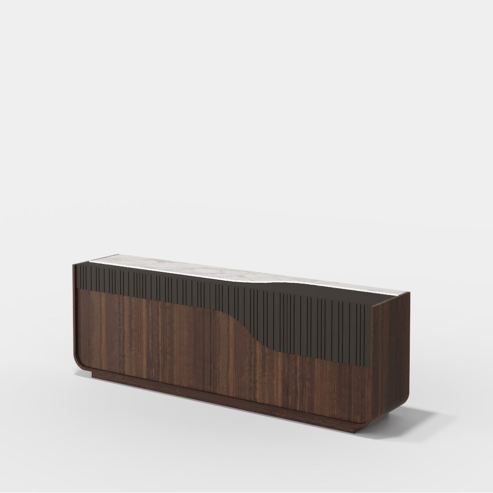 Aparador Linard com Rodapé e Iluminação