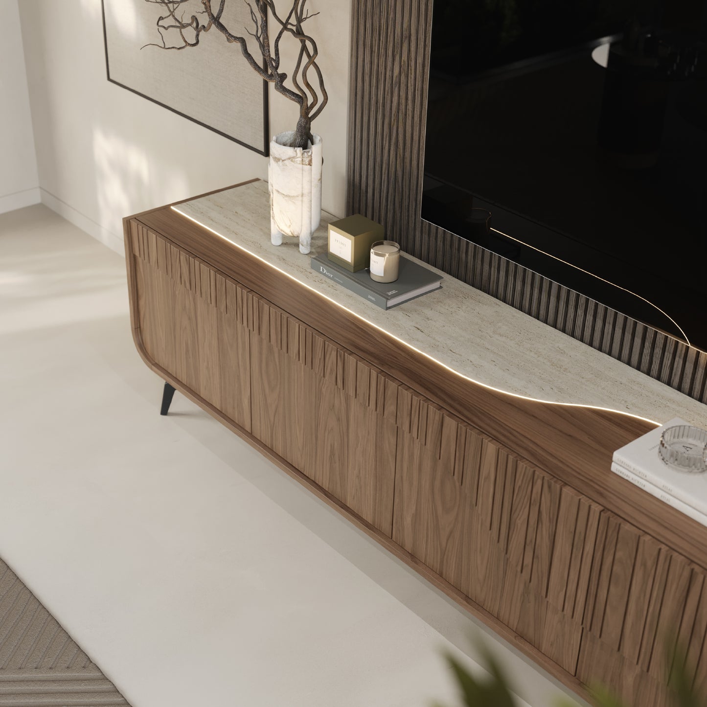 Base TV Linard com Pé