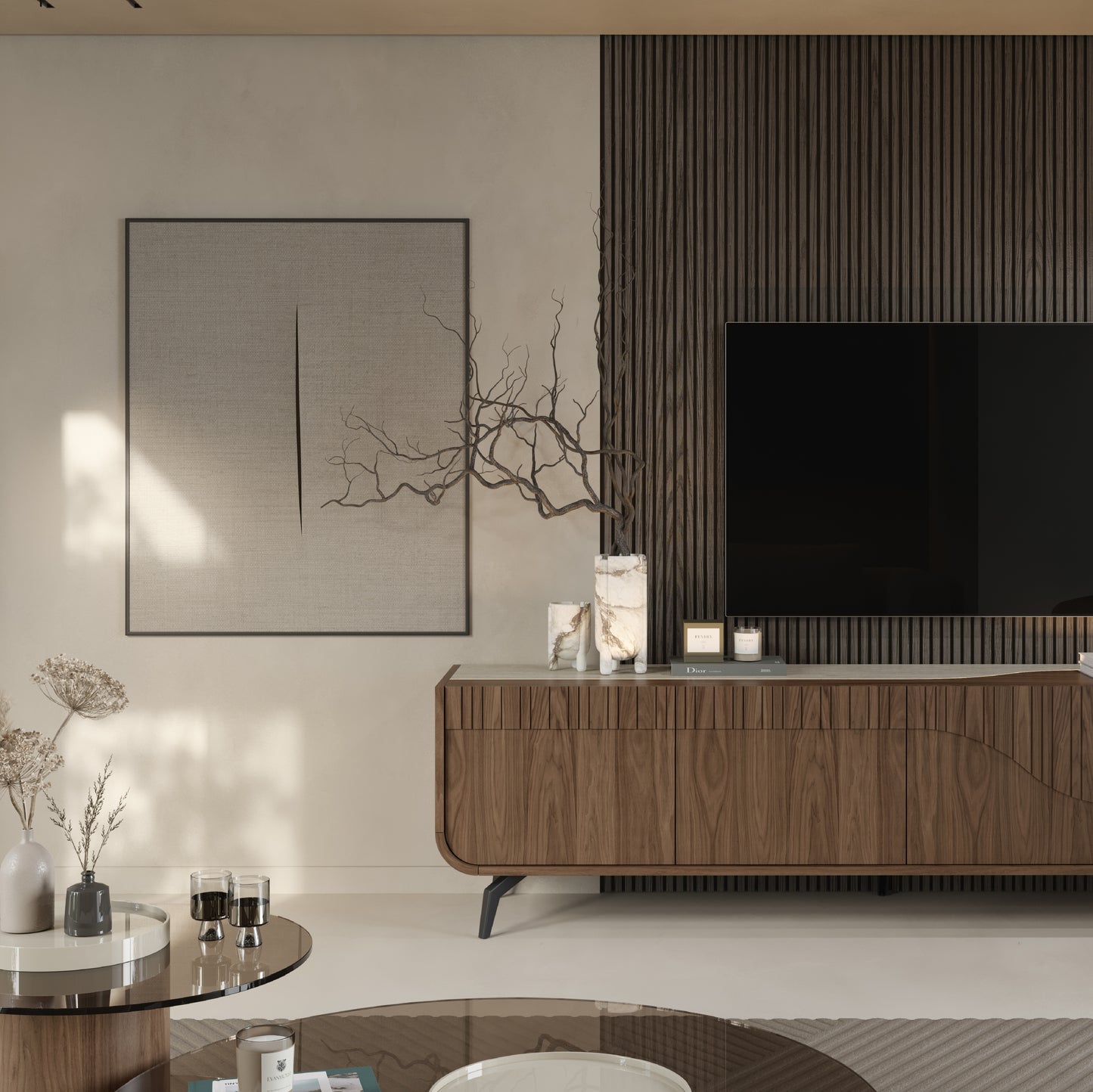 Base TV Linard com Pé