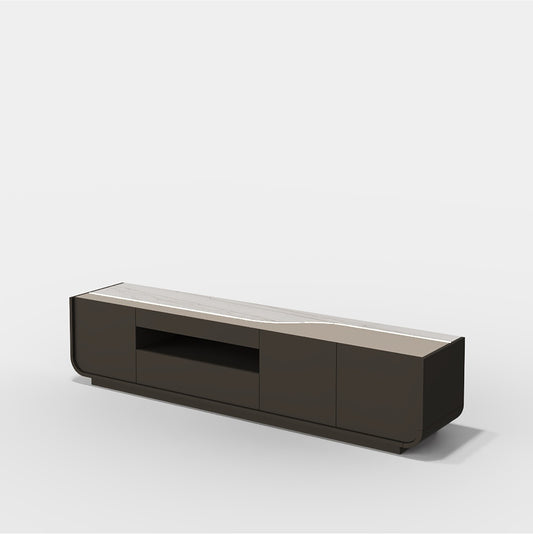 Base TV Raggi V com Rodapé e Iluminação