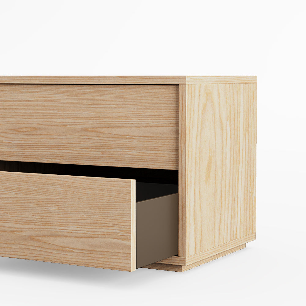 Mesa de Cabeceira 2 Gavetas Laggi