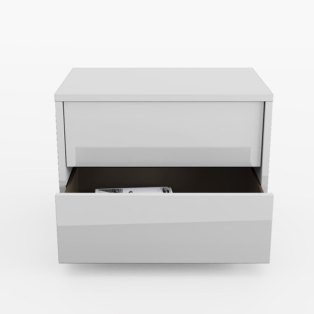 Mesa de Cabeceira 2 Gavetas Laggi