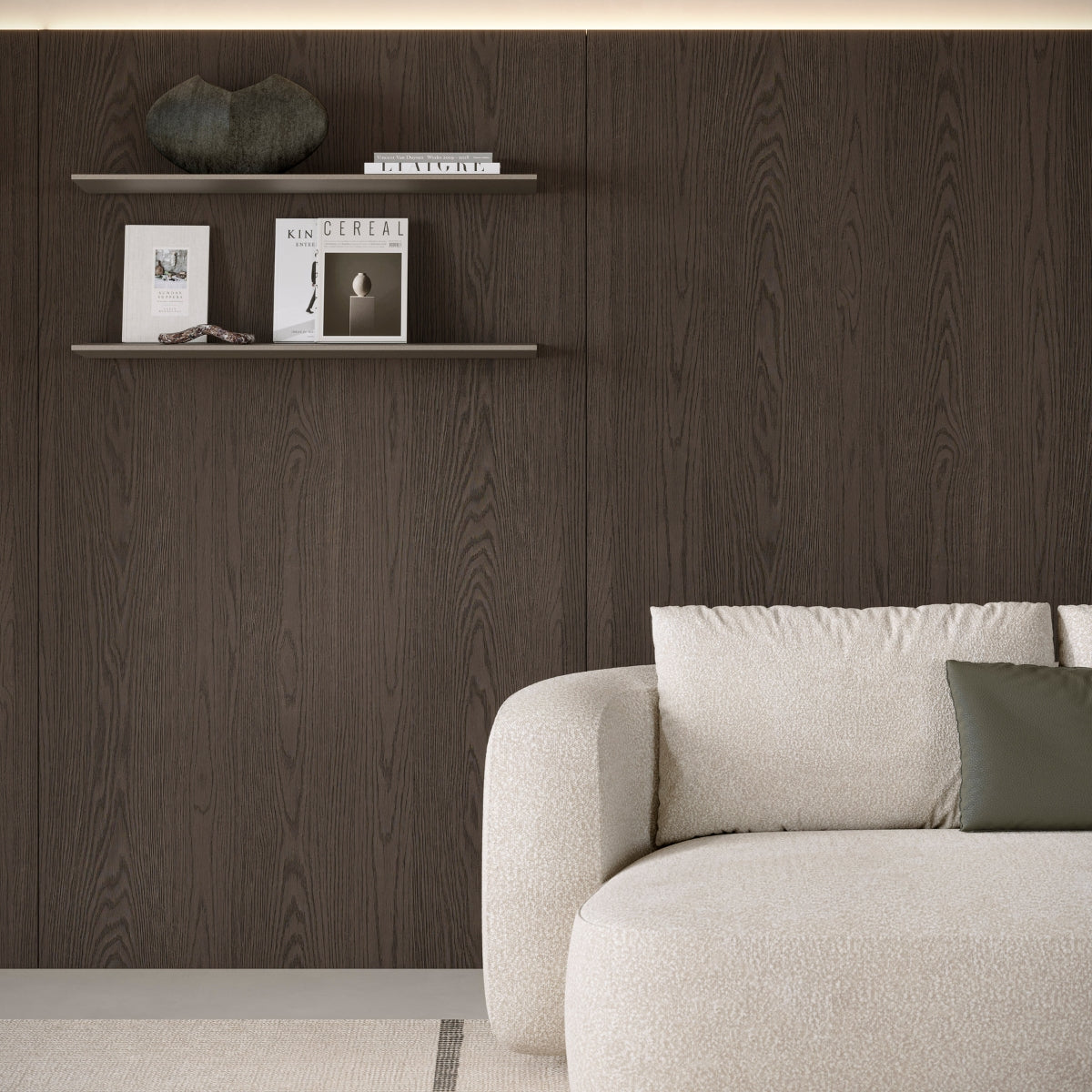 Painel Blanc Longo integrado numa sala de estar | Evanyrouse