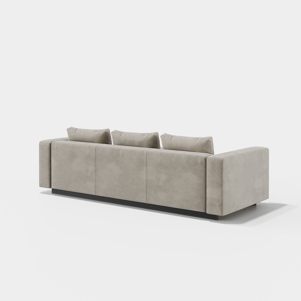 Sofa Laggi 3 Lugares Com Chaise Longue Direita