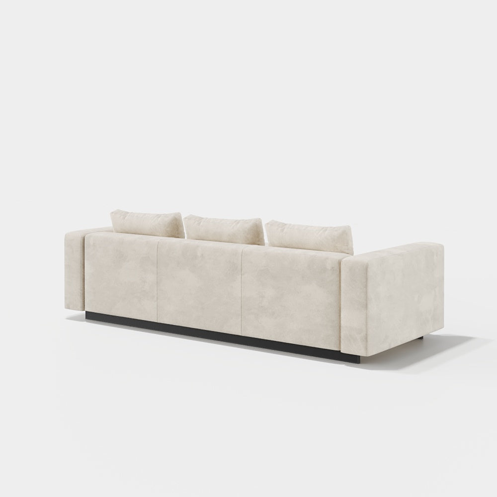 Sofa Laggi 3 Lugares Com Chaise Longue Direita