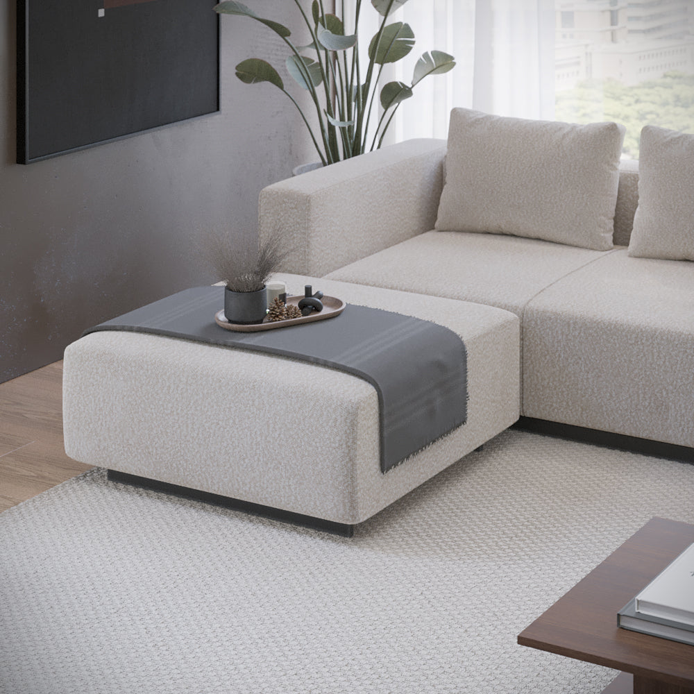 Laggi 3-seater sofa with left chaise longue