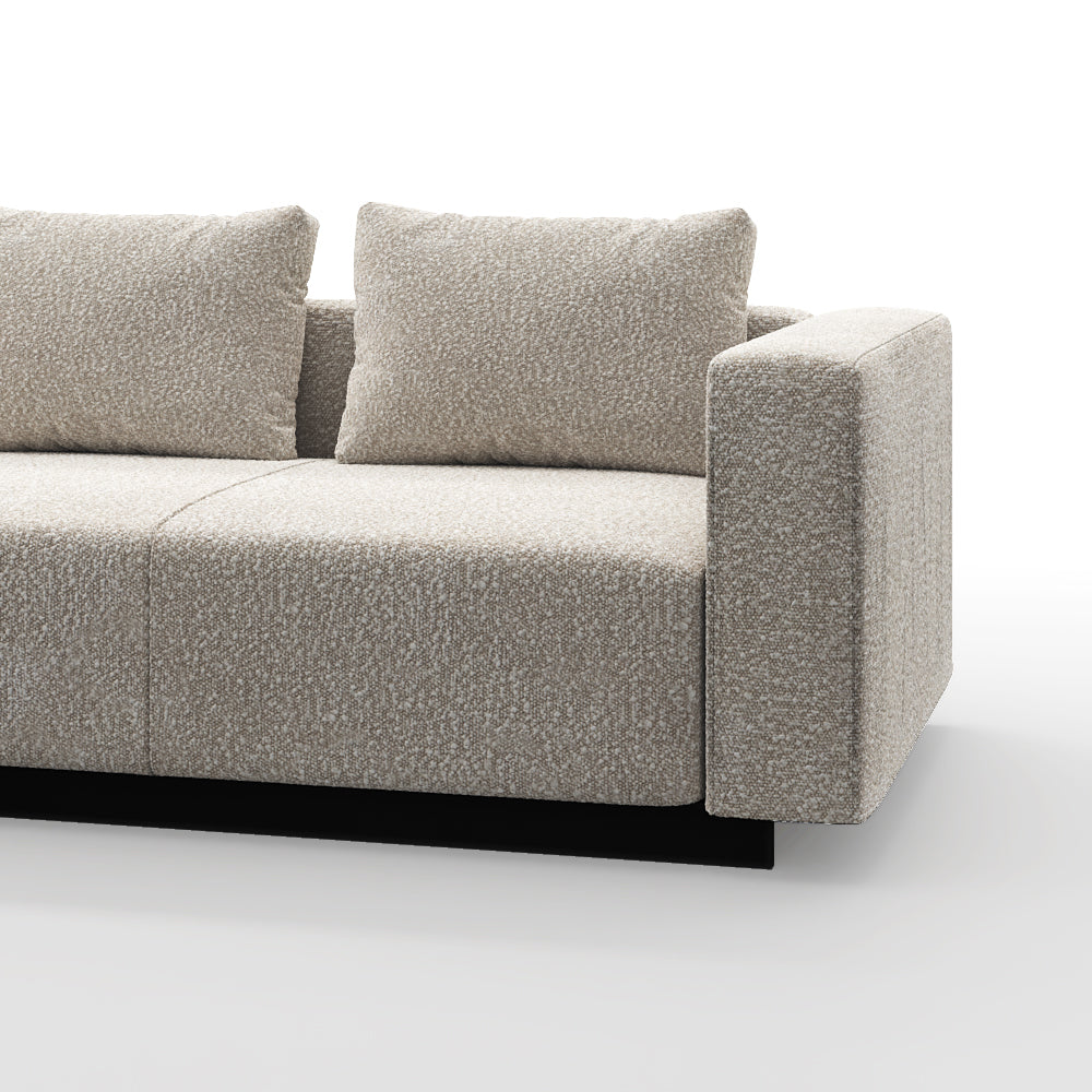 Laggi 3-seater sofa with left chaise longue