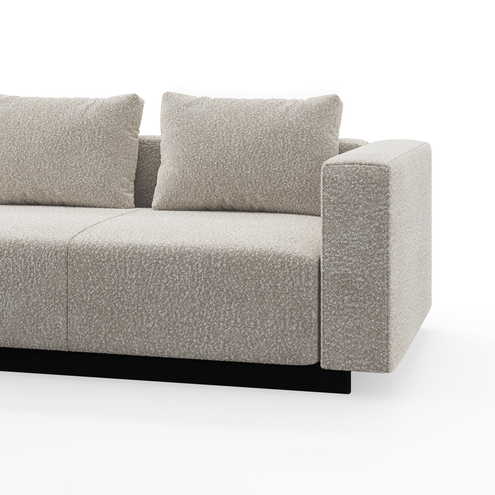 Sofa Laggi 3 Lugares Com Chaise Longue Esquerda