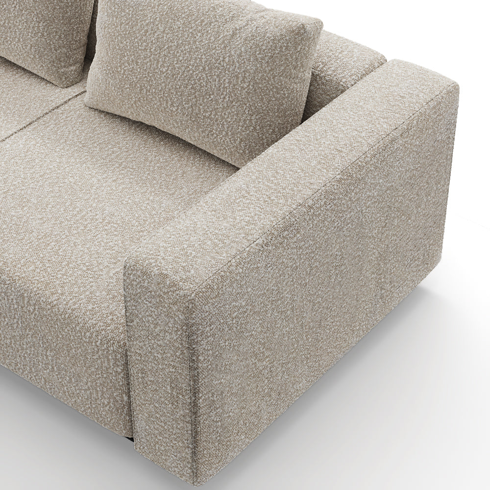 Laggi 3-seater sofa with left chaise longue