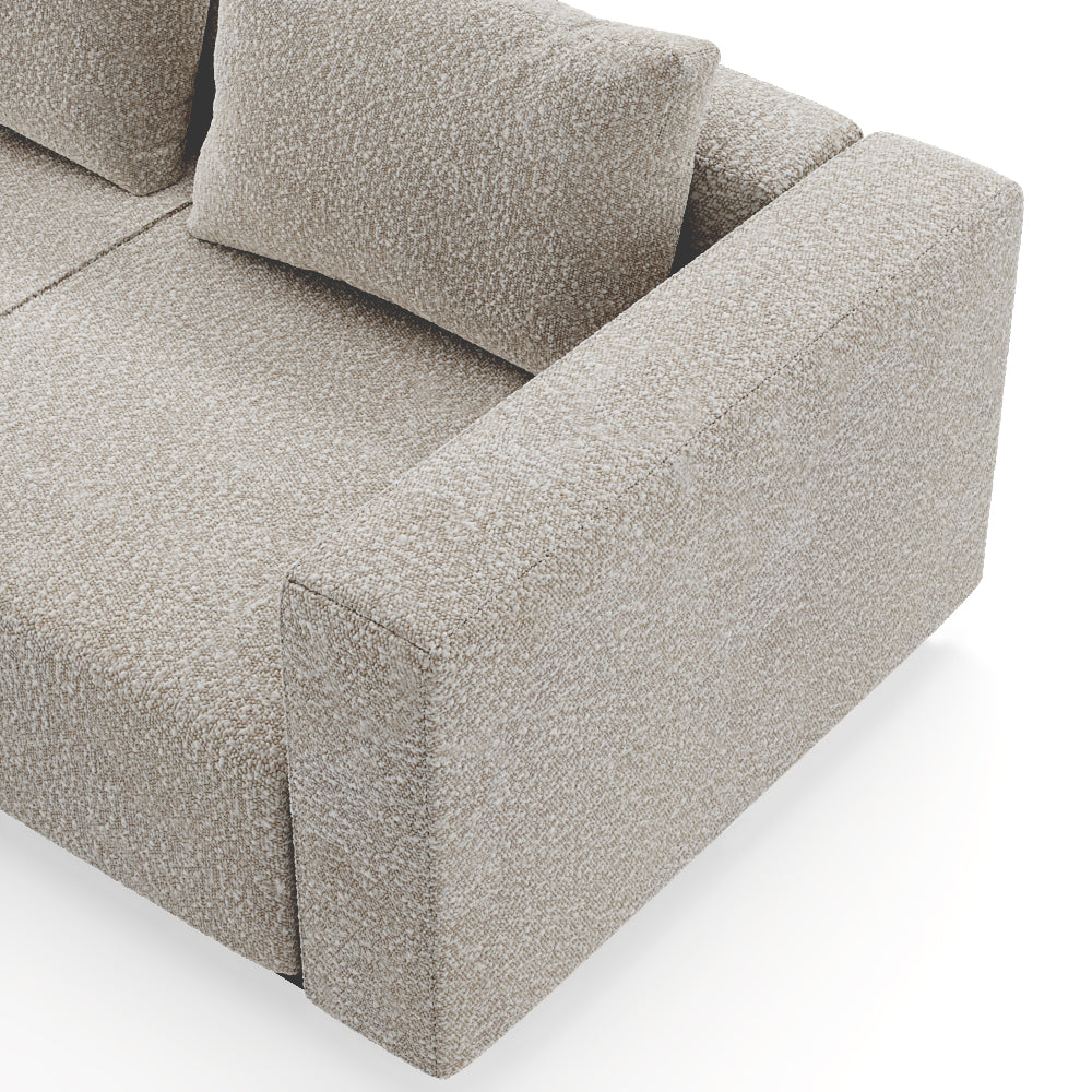 Sofa Laggi 3 Lugares Com Chaise Longue Esquerda