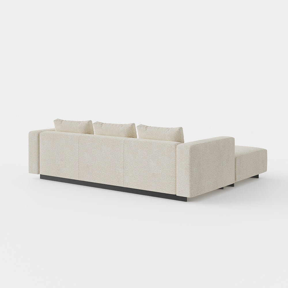 Laggi 3-seater sofa with left chaise longue