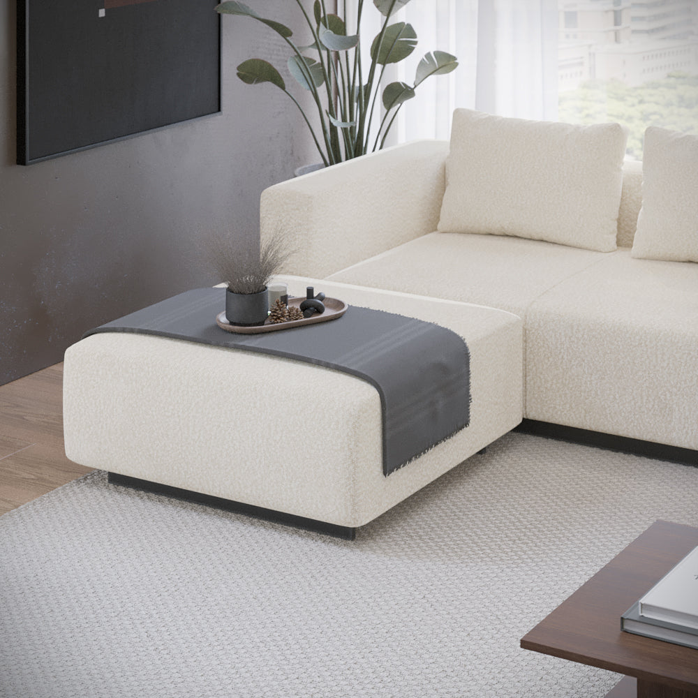 Laggi 3-seater sofa with left chaise longue