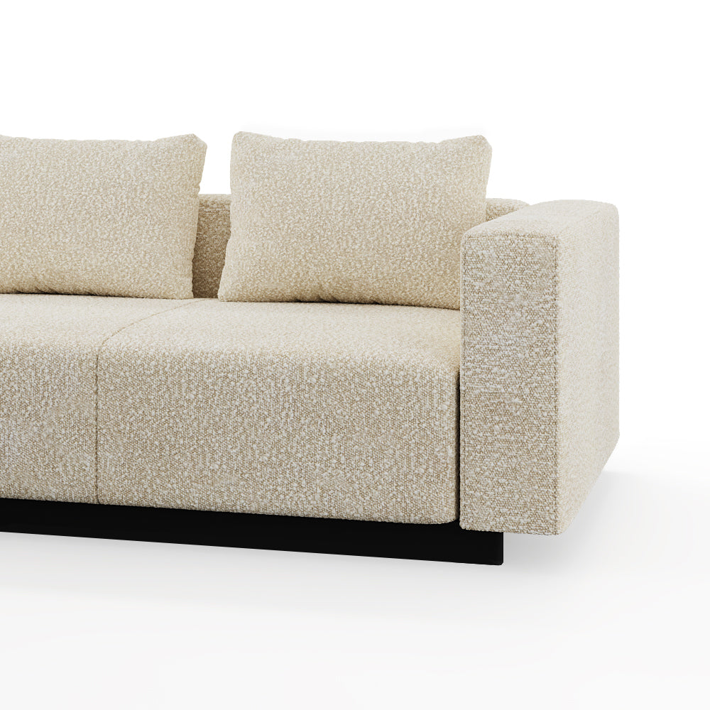 Sofa Laggi 3 Lugares Com Chaise Longue Esquerda