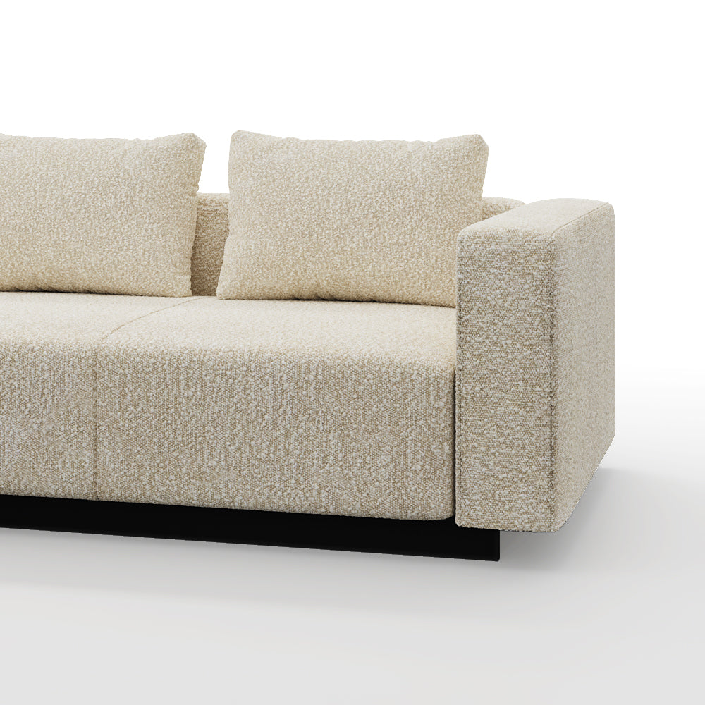Laggi 3-seater sofa with left chaise longue