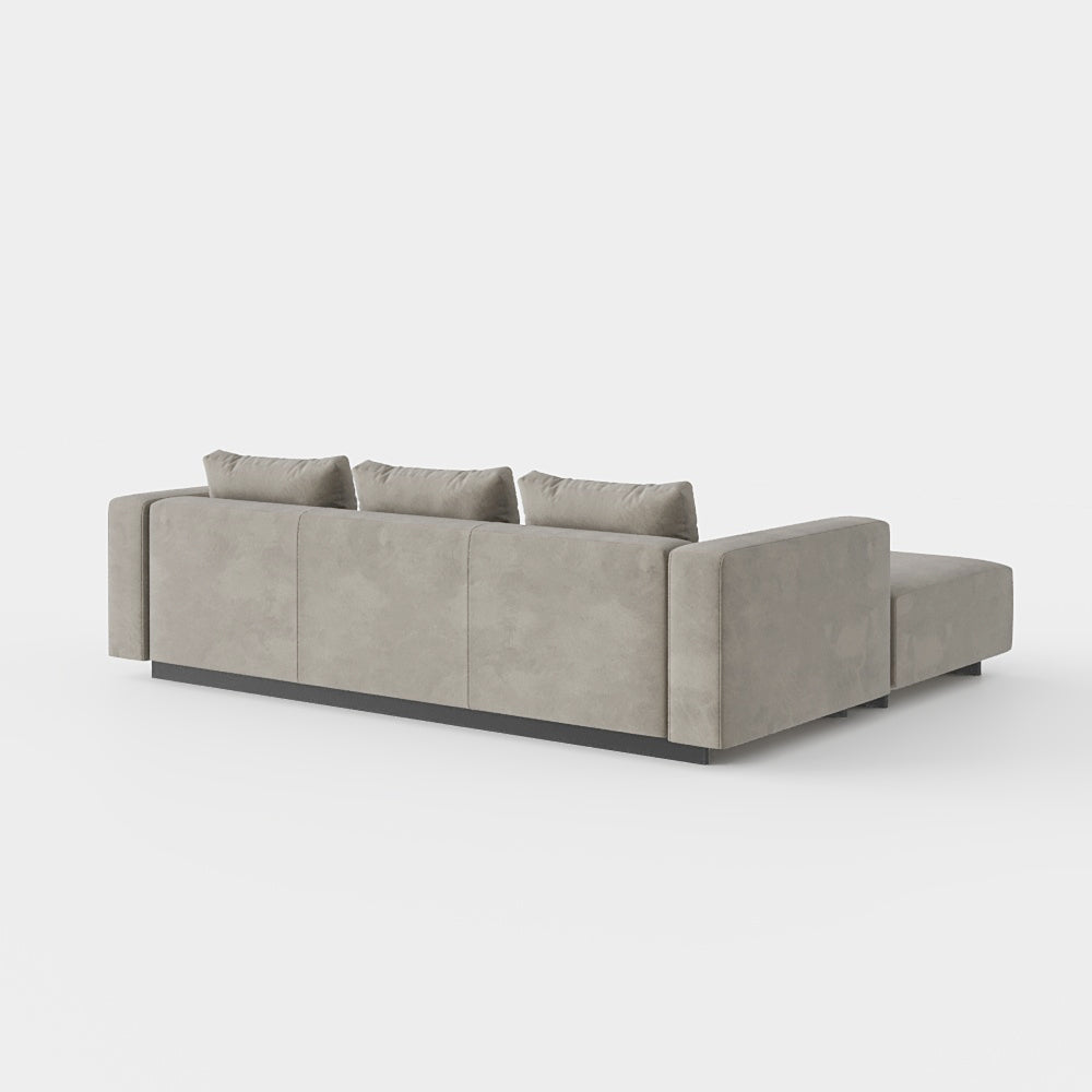 Laggi 3-seater sofa with left chaise longue