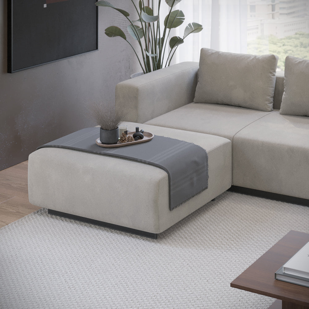 Laggi 3-seater sofa with left chaise longue