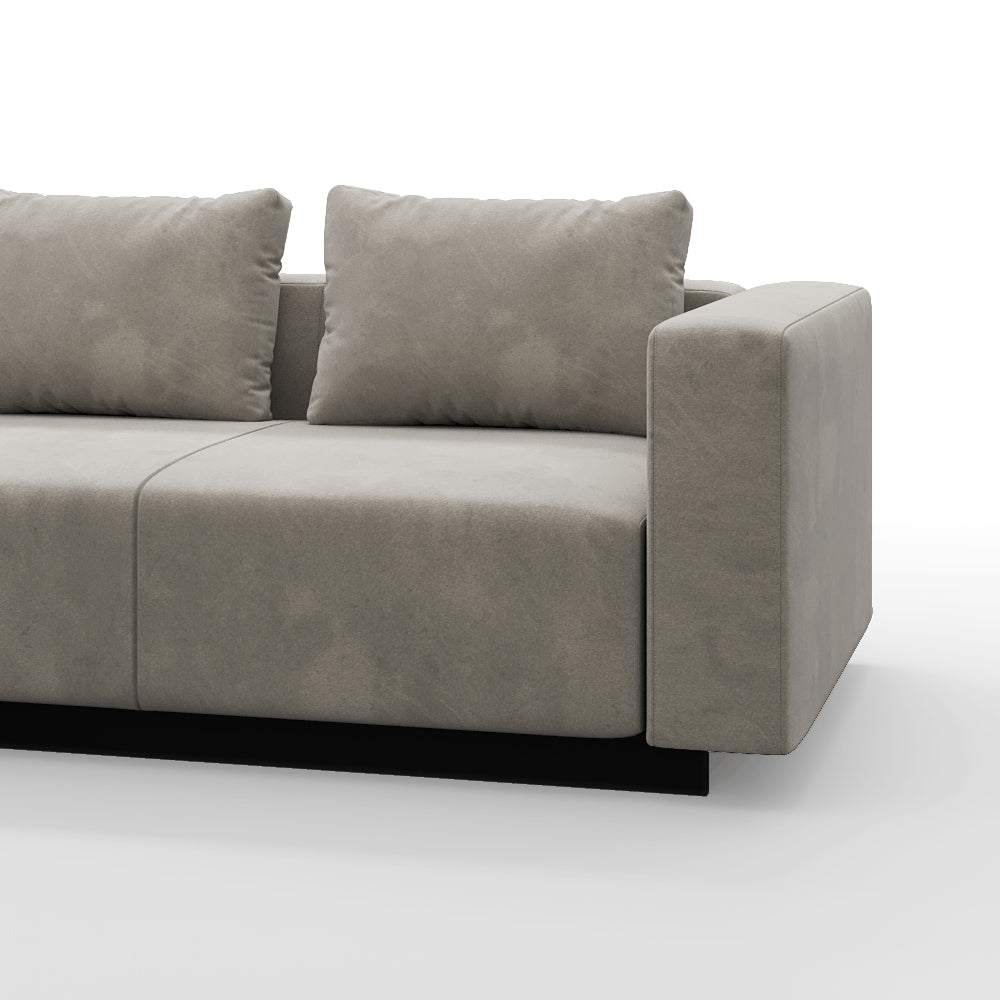 Laggi 3-seater sofa with left chaise longue