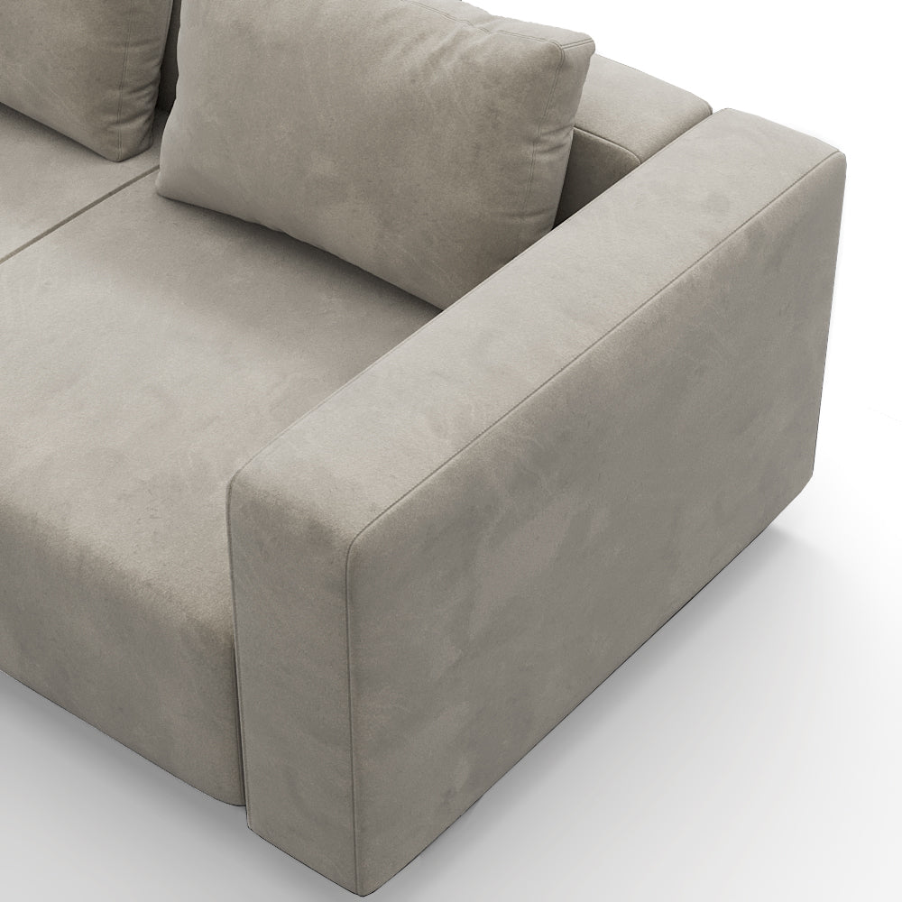 Laggi 3-seater sofa with left chaise longue