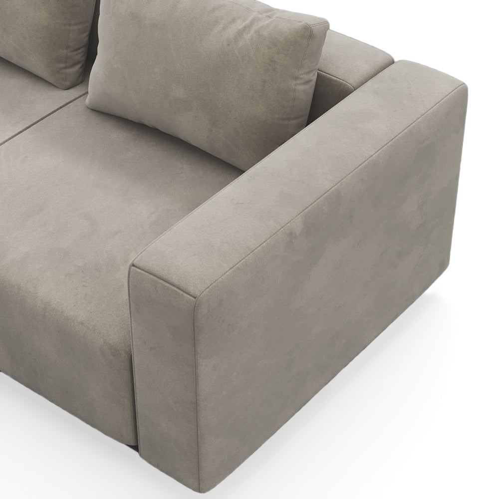 Sofa Laggi 3 Lugares Com Chaise Longue Esquerda