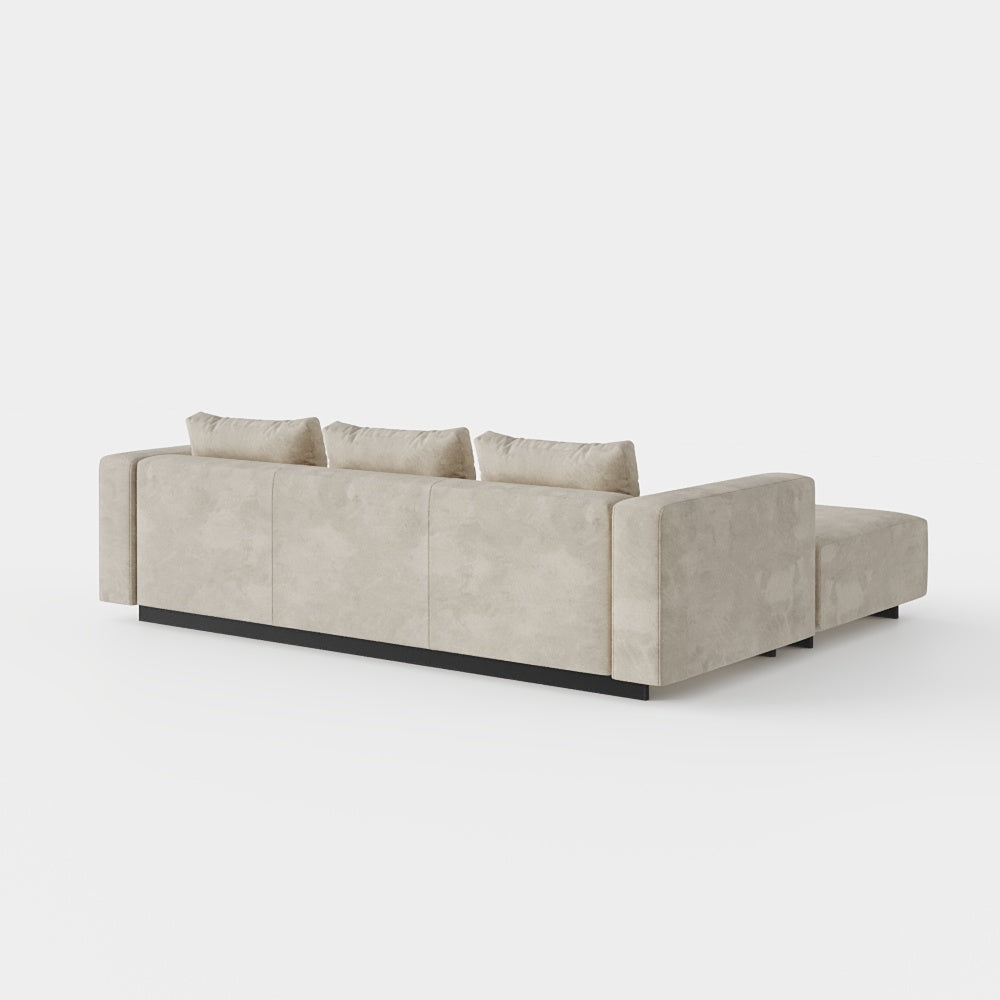 Laggi 3-seater sofa with left chaise longue