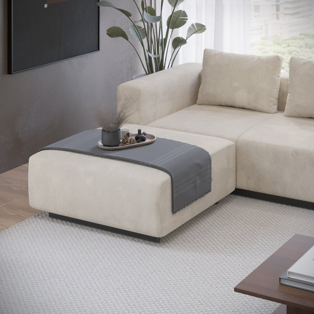 Laggi 3-seater sofa with left chaise longue