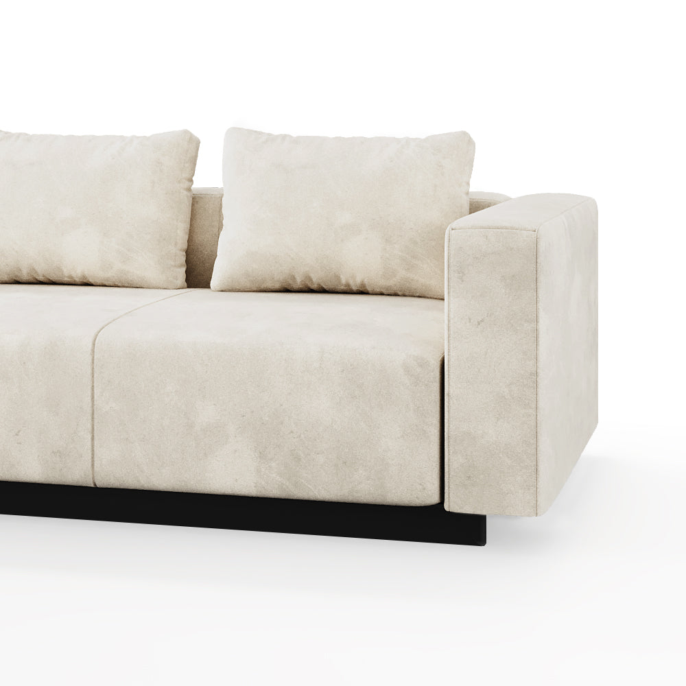 Sofa Laggi 3 Lugares Com Chaise Longue Esquerda