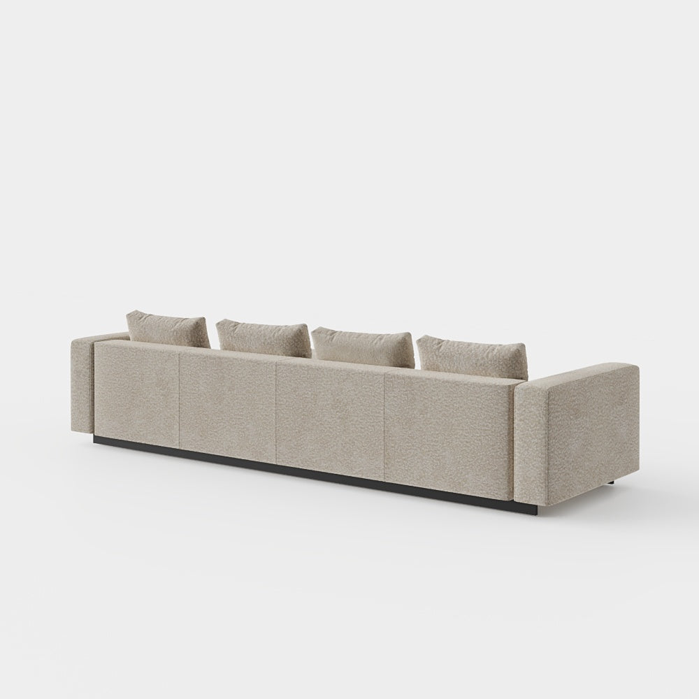 Sofa Laggi 4 Lugares Com Chaise Longue Direita