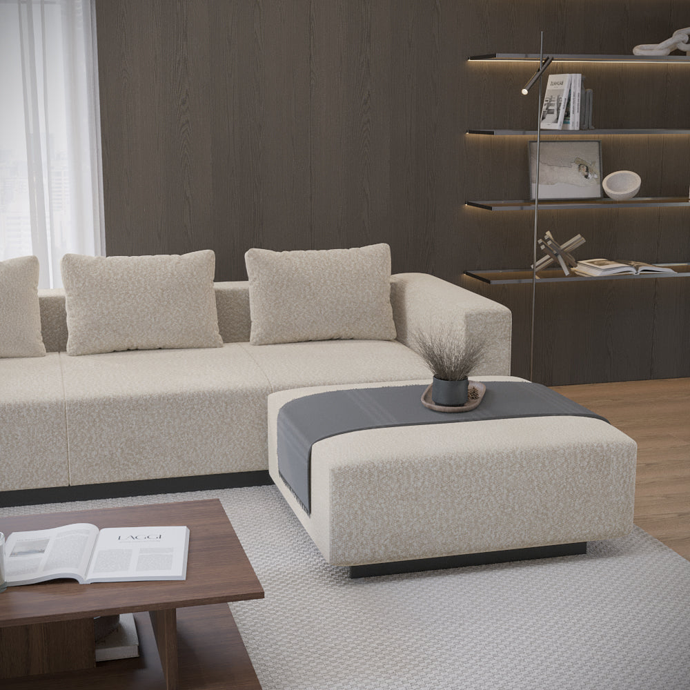 Sofa Laggi 4 Lugares Com Chaise Longue Direita