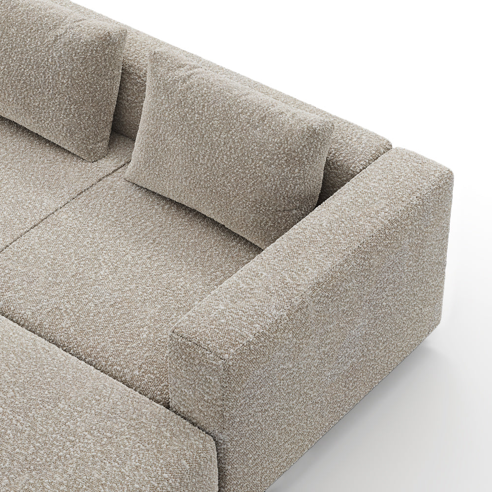 Sofa Laggi 4 Lugares Com Chaise Longue Direita