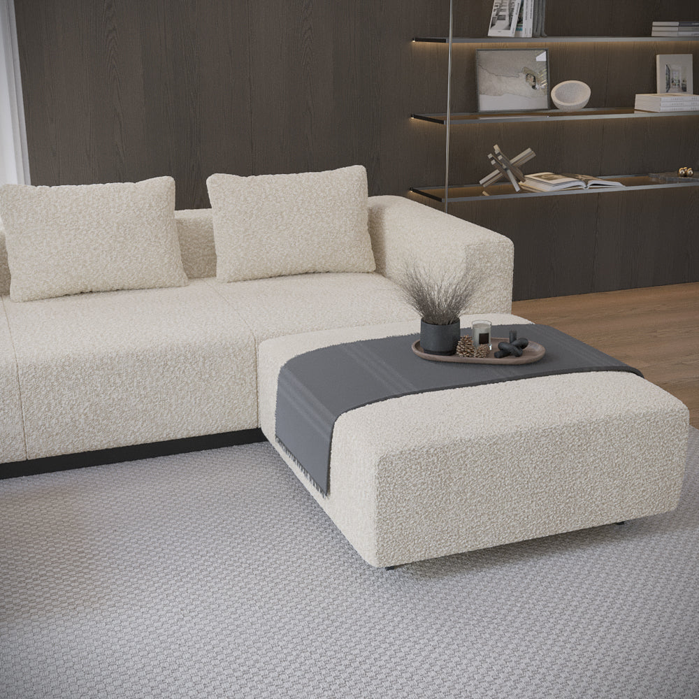 Sofa Laggi 4 Lugares Com Chaise Longue Direita
