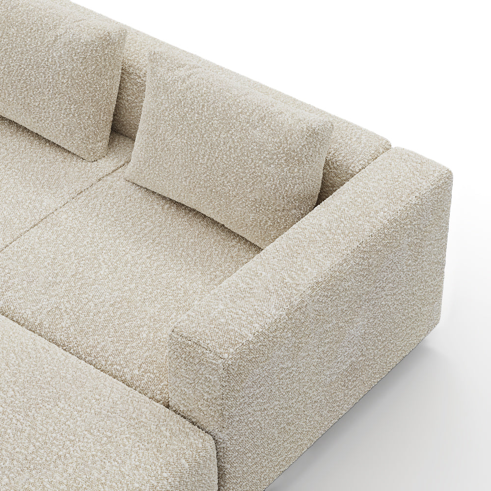 Sofa Laggi 4 Lugares Com Chaise Longue Direita