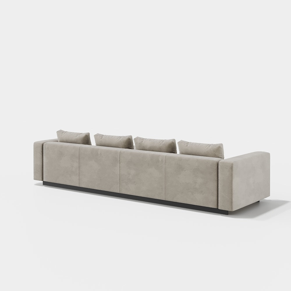Sofa Laggi 4 Lugares Com Chaise Longue Direita