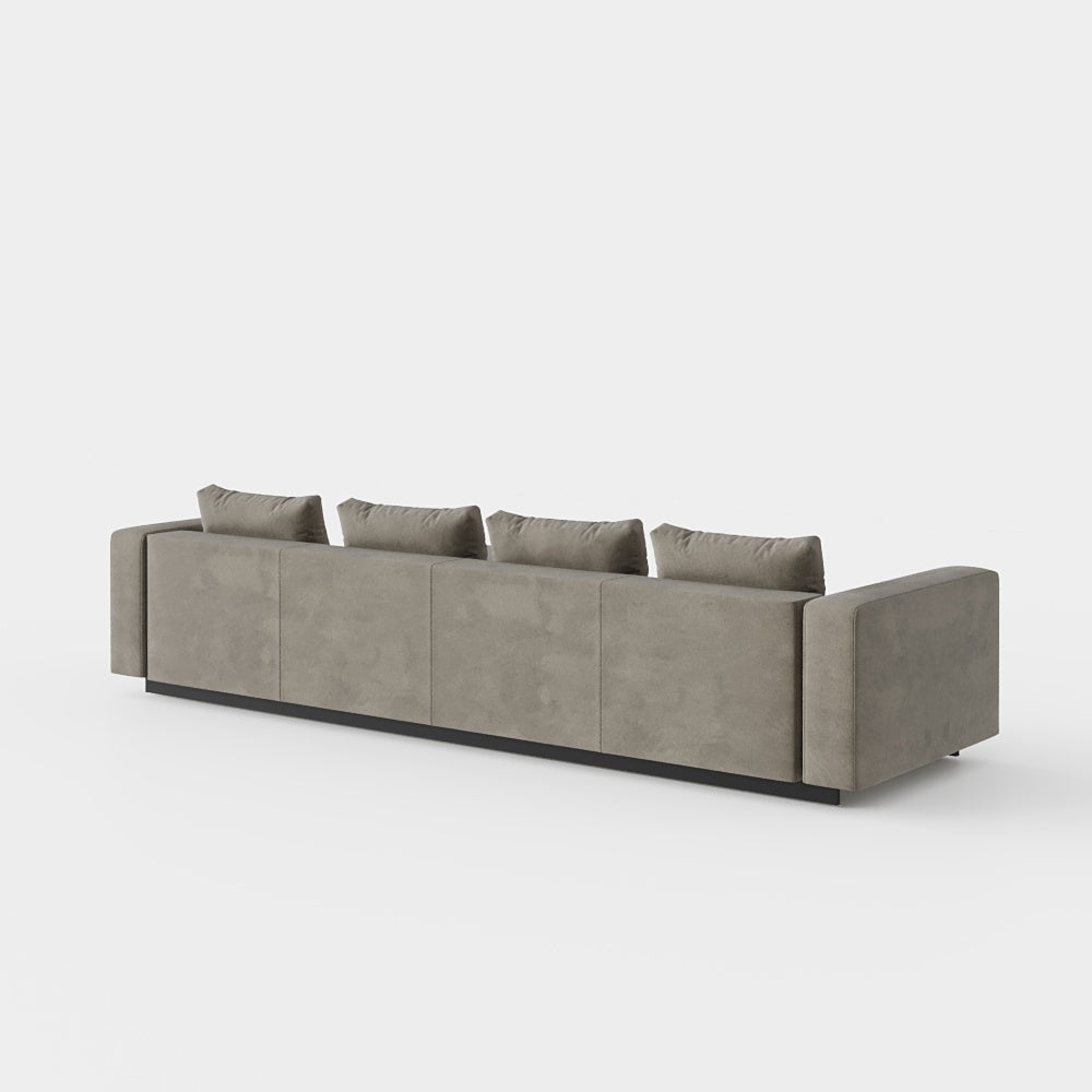 Sofa Laggi 4 Lugares Com Chaise Longue Direita