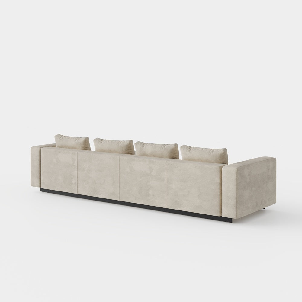 Sofa Laggi 4 Lugares Com Chaise Longue Direita