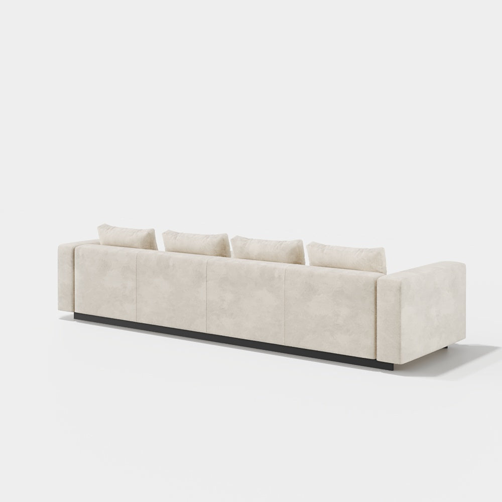 Sofa Laggi 4 Lugares Com Chaise Longue Direita