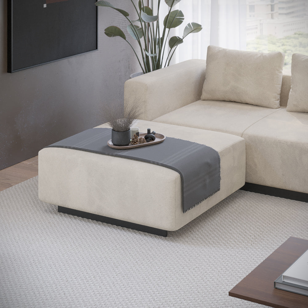 Sofa Laggi 4 Lugares Com Chaise Longue Esquerda